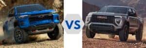 2023 Chevy Colorado vs GMC Canyon