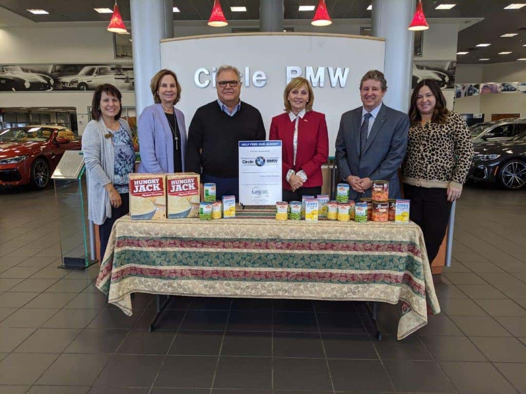 November 2019 FulFill Food Drive at Circle BMW Featuring Owner, Tom Defelice and Kim Guadagno President & CEO of Fulfill