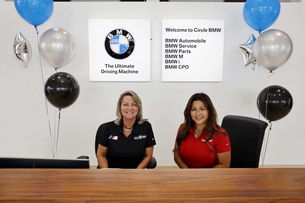 Evelyn and Tat front desk