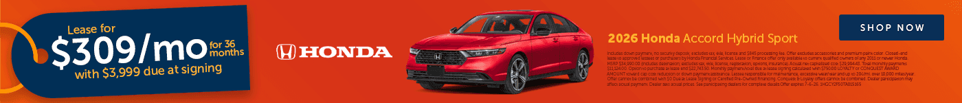 June Accord Offer