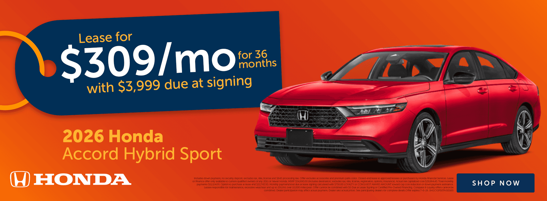 June Accord Offer
