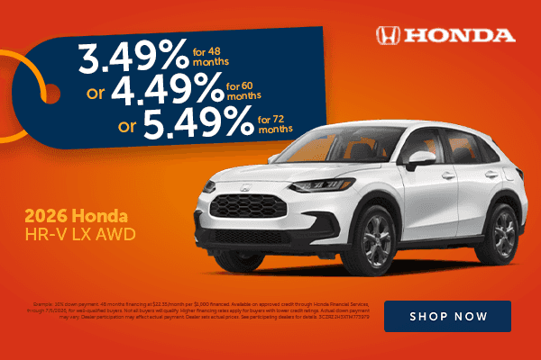 HR-V AWD LX Savings!