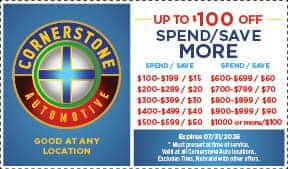 Up To $100.00 OFF Service Coupon