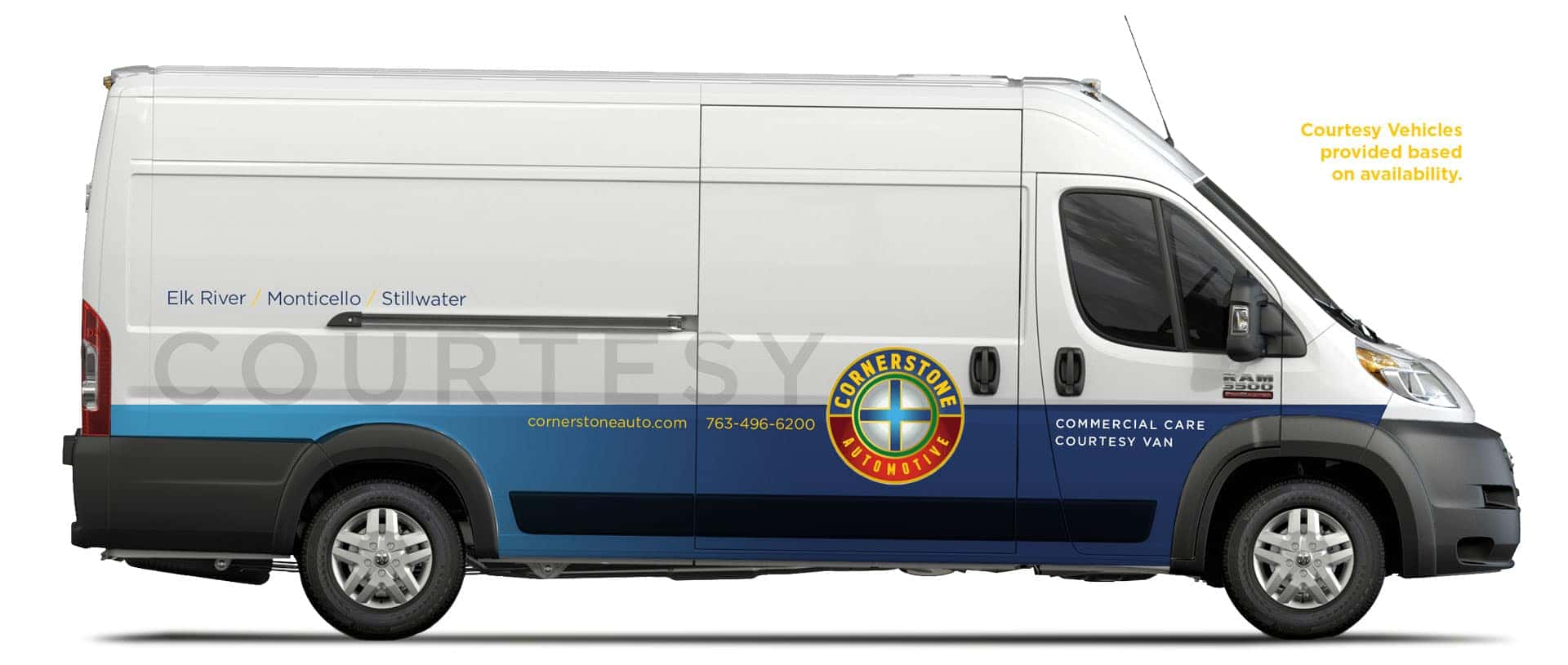Cornerstone Courtesy Van Commercial Care