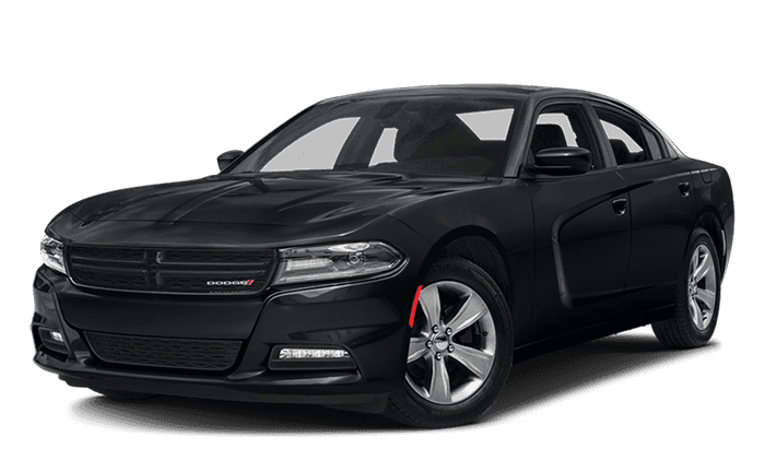 2018 Dodge Charger On White
