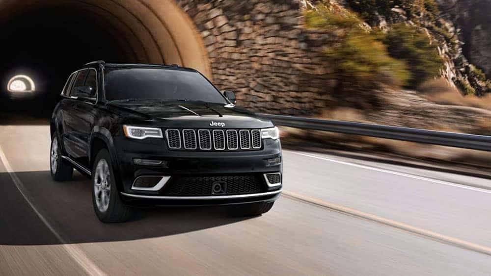 2019 Jeep Grand Cherokee exiting a tunnel