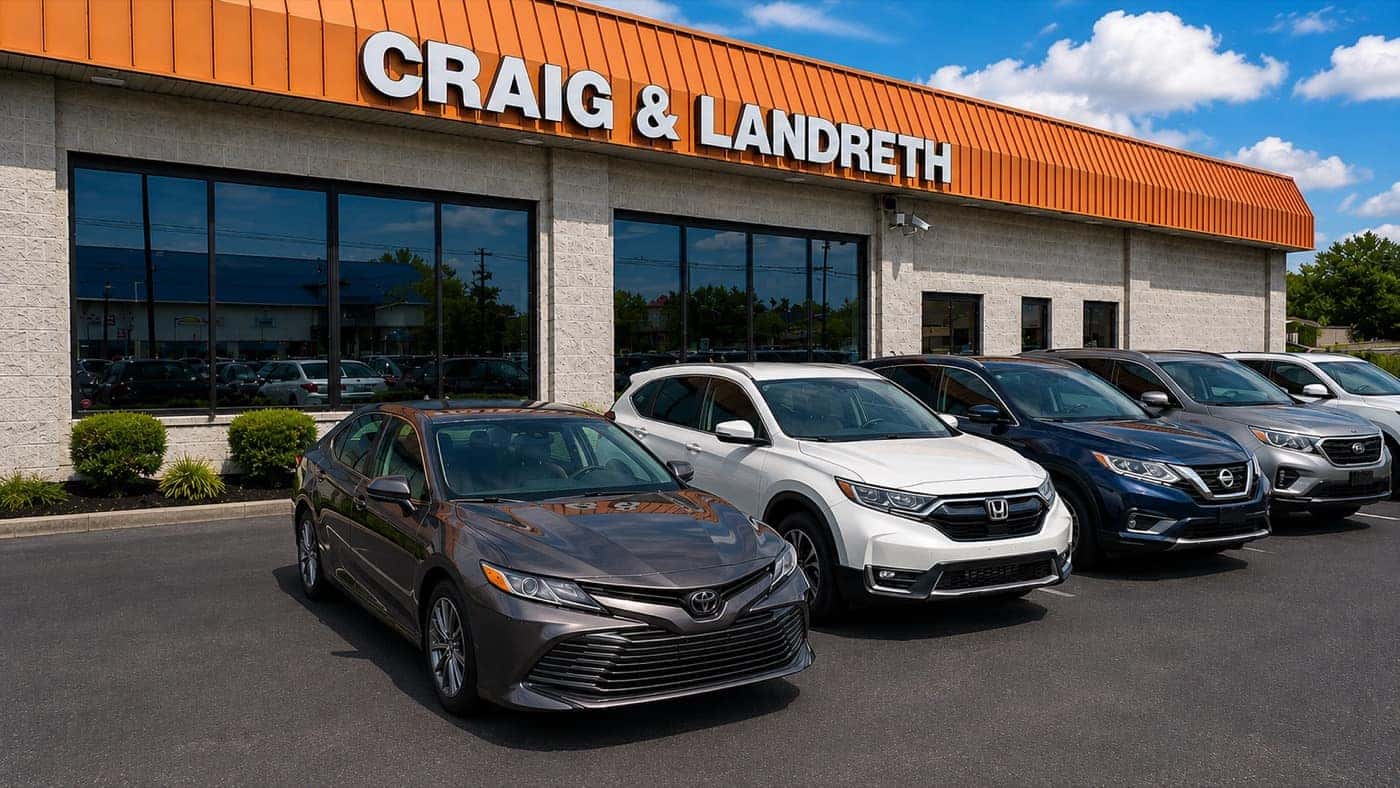 Craig and Landreth used vehicle dealership in Clarksville with cars available for sale and trade-in