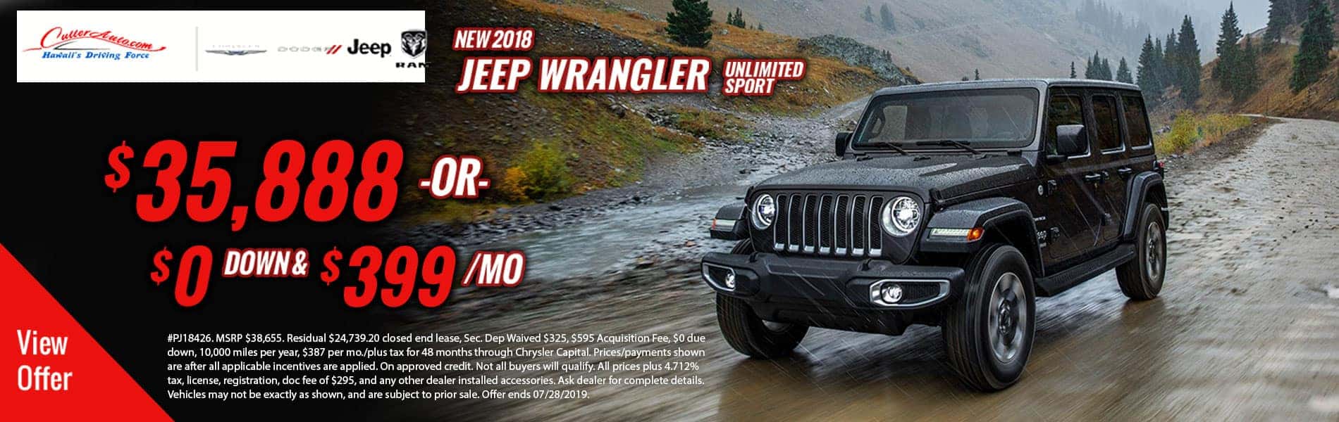 Cutter CDJR of Pearl City Chrysler, Dodge, Jeep, Ram Dealer