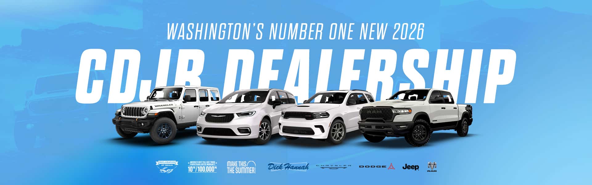 WASHINGTON'S NUMBER ONE NEW 2026 CDJR DEALERSHIP