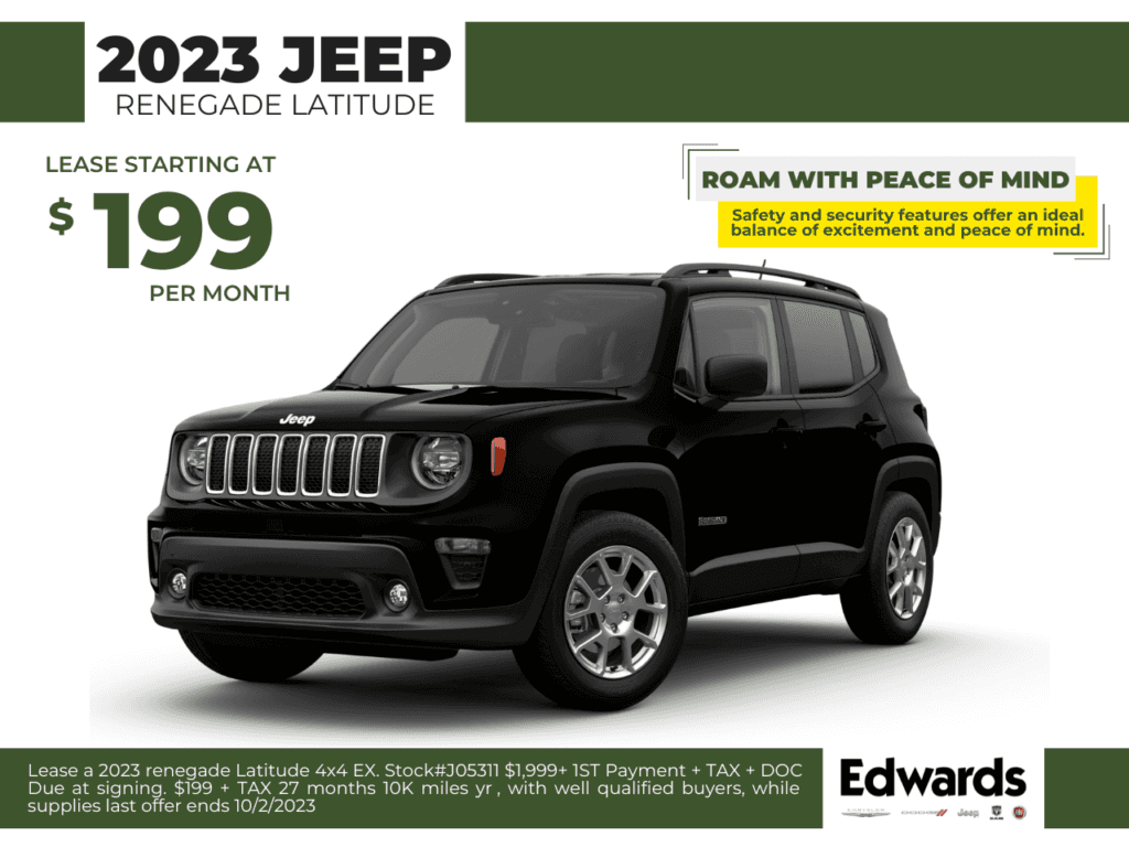 NEW 2023 JEEP RENEGADE LATITUDE 4X4