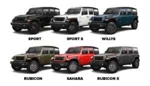 2025 Jeep Wrangler Trim Levels