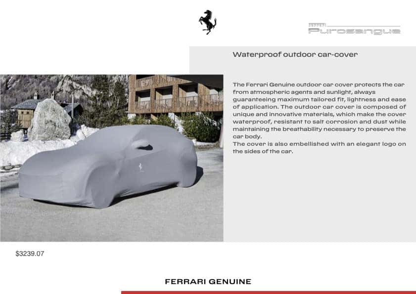 Ferrari Purosangue Accessories Page10