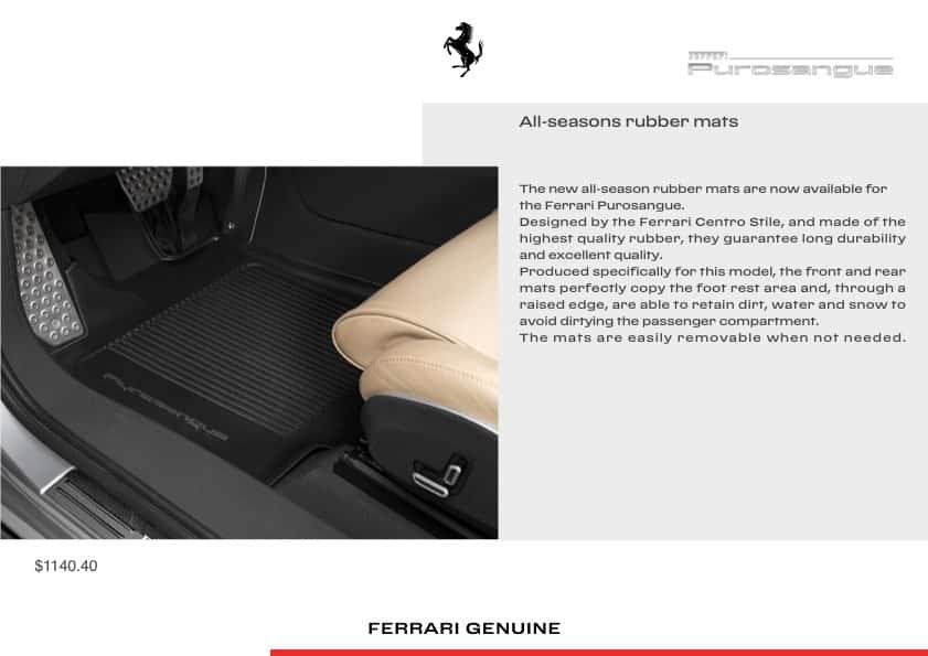 Ferrari Purosangue Accessories Page2