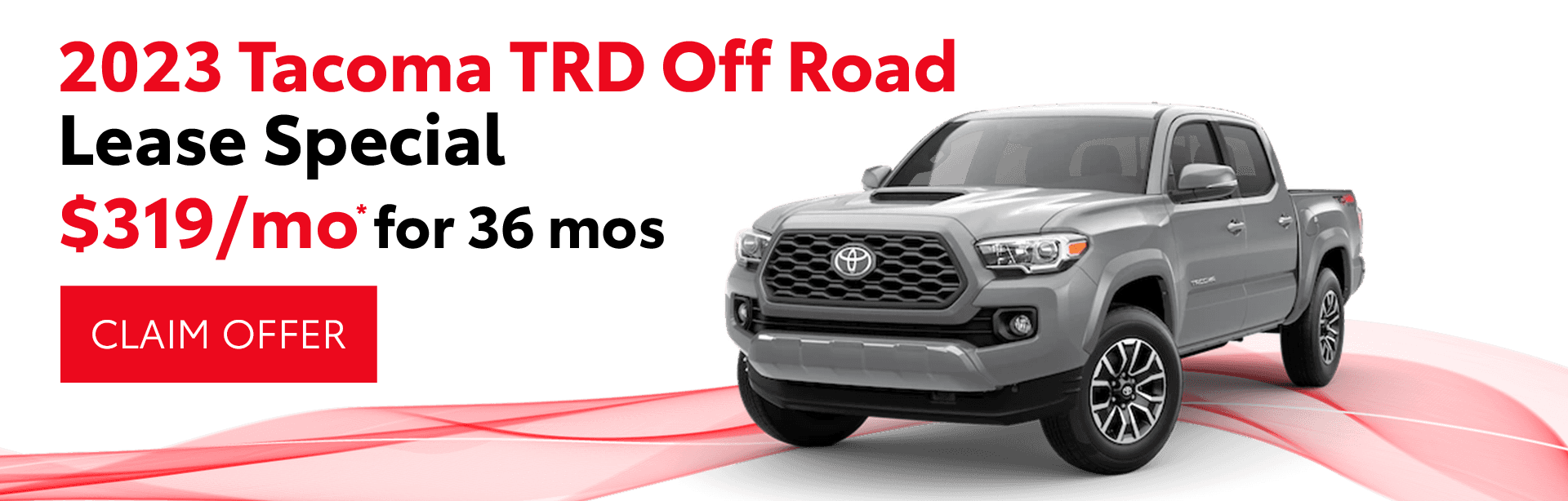 Toyota Tacoma homepage slider september updated