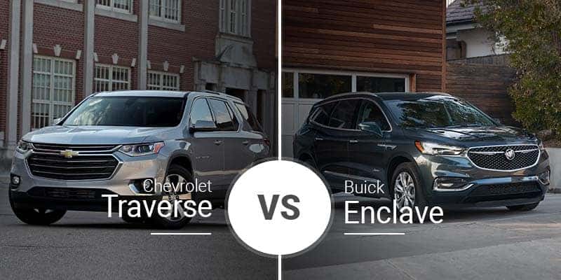 Chevy Traverse Vs Buick Enclave