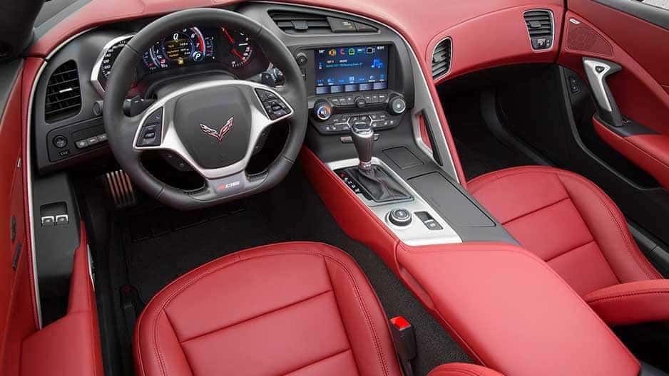 Interior Features of the New Chevrolet Corvette at Garber in Saginaw, MI