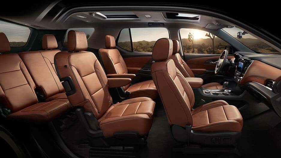 Interior Features of the New Chevrolet Traverse at Garber in Saginaw, MI