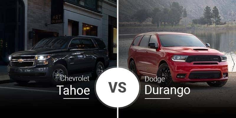 2020 Chevrolet Tahoe Vs. 2020 Dodge Durango