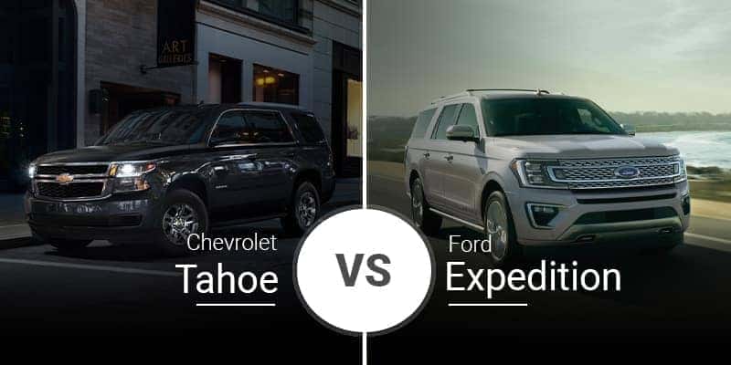 2020 Chevrolet Tahoe Vs. 2020 Ford Expedition