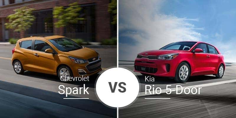 Chevy Spark Vs. Kia Rio 5-Door