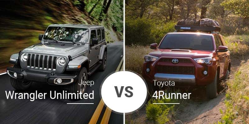 Jeep Wrangler Unlimited Vs. Toyota 4Runner