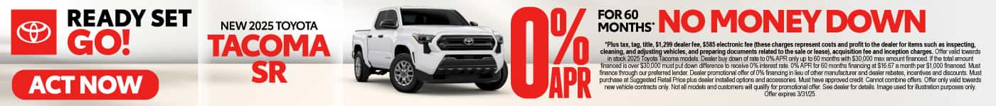 2025 Toyota Tundra SR Lease for $389 per month* Includes Complimentary Maintenance for 2 years**