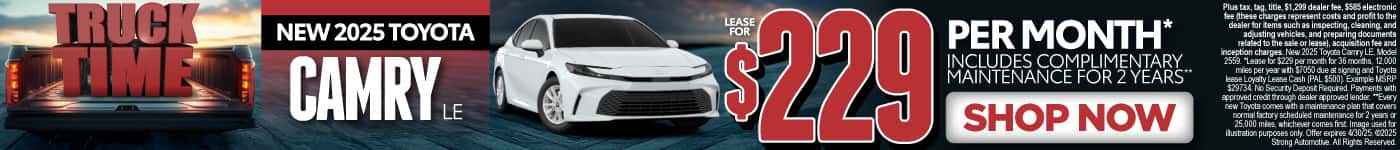 New 2025 Toyota Camry LE 