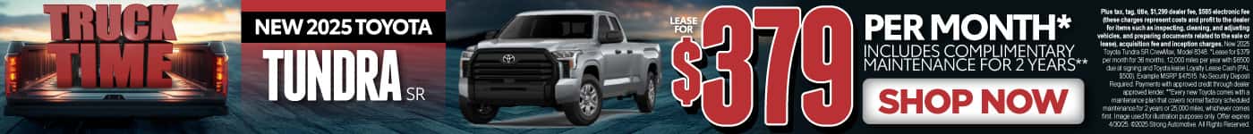 New 2025 Tundra SR 