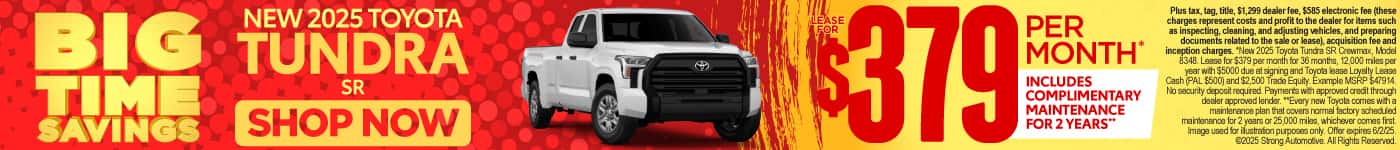 New 2025 Toyota Tundra SR 