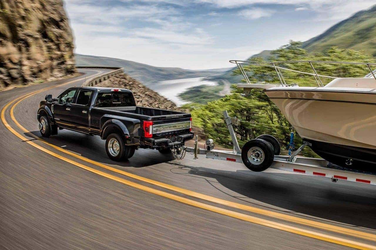 2018 Ford F-350 Towing Boat