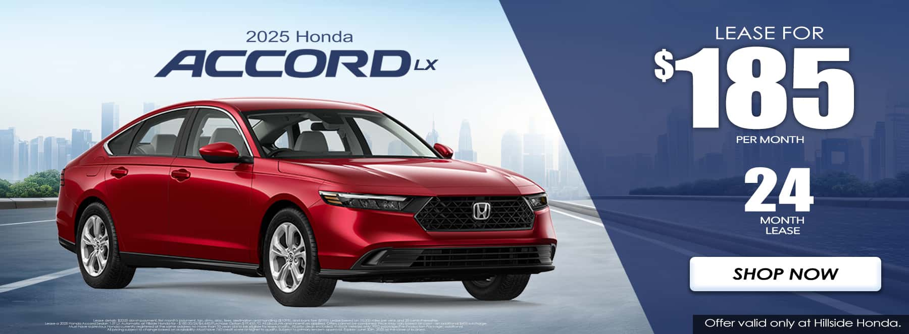 hondaaccordLXJUNElease