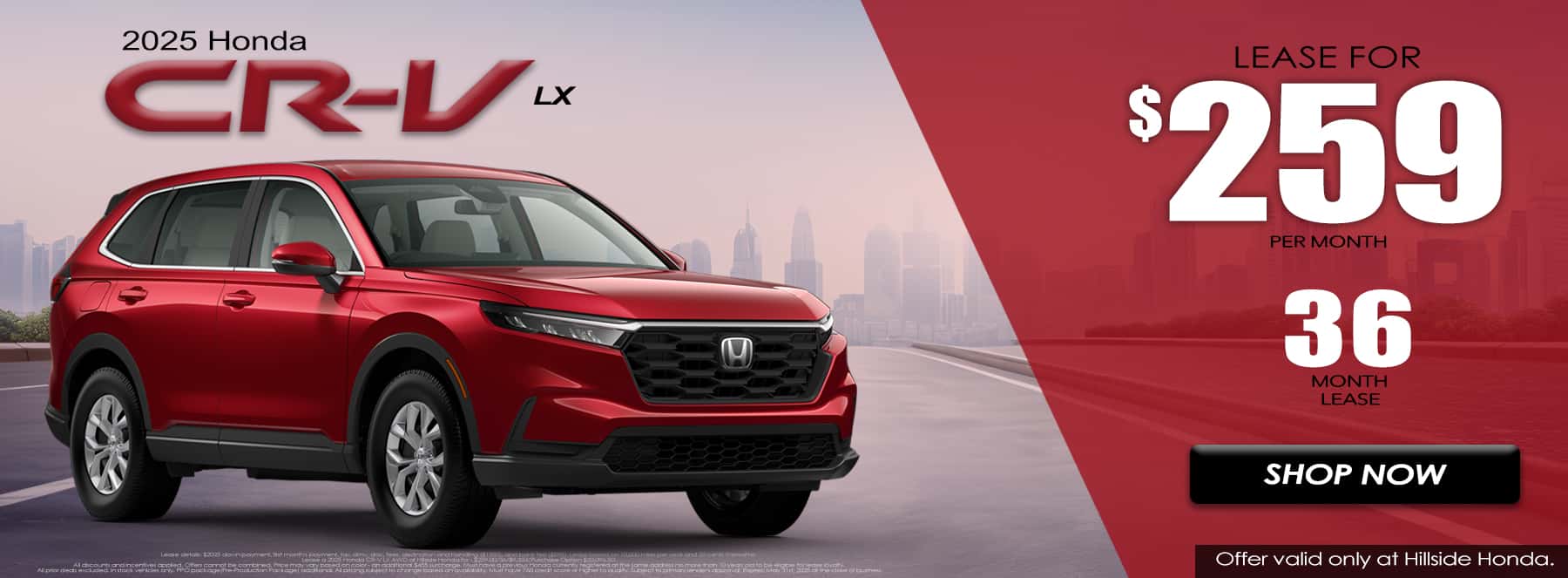 hondacrvlxmaylease
