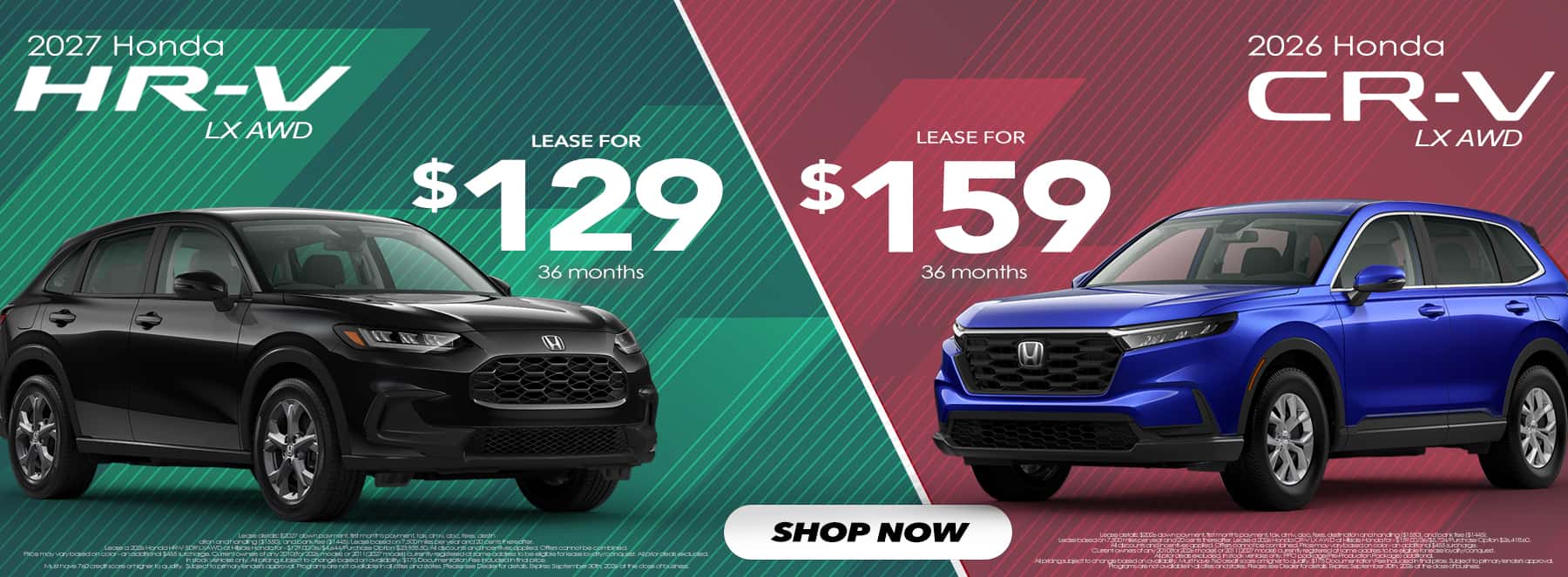 SEPTHondaHRVHondaCRVLeaseHillsideHonda