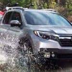 Silver Honda Ridgeline