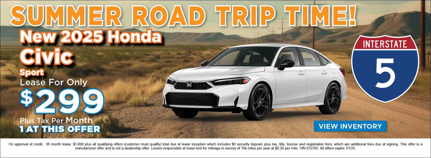 Honda Civic Sport June 2025