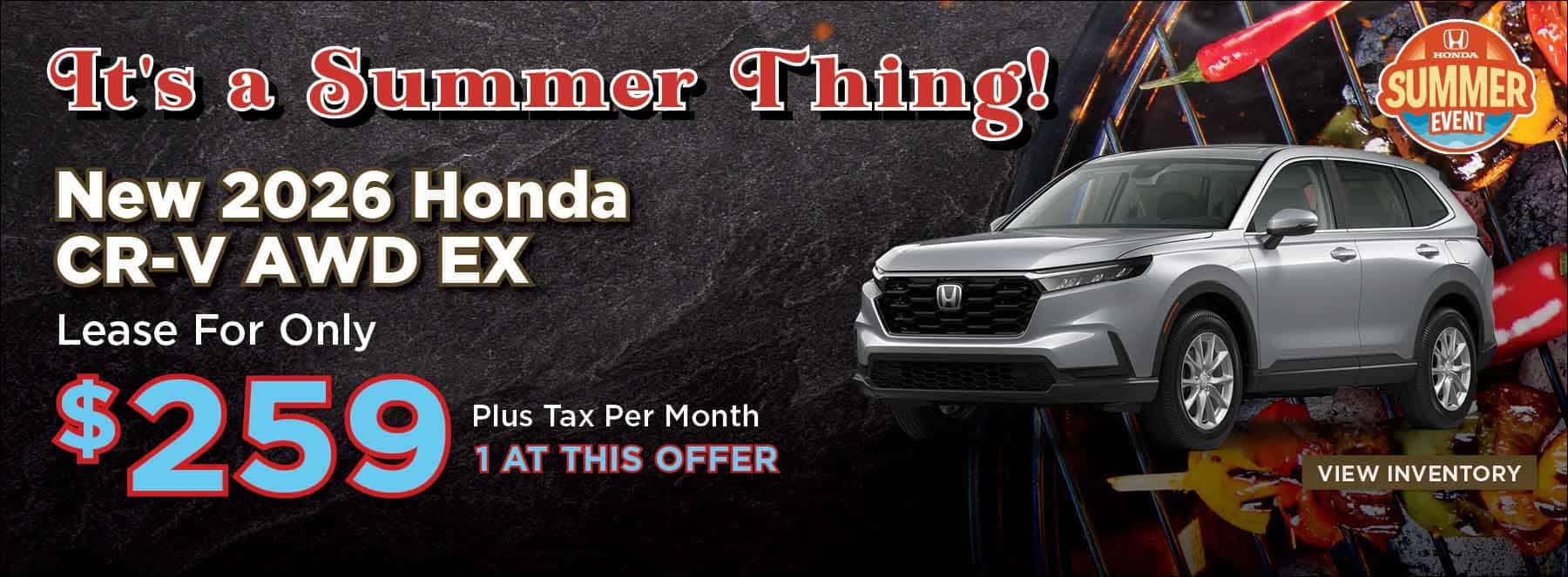Its a Summer thing CR-V offer