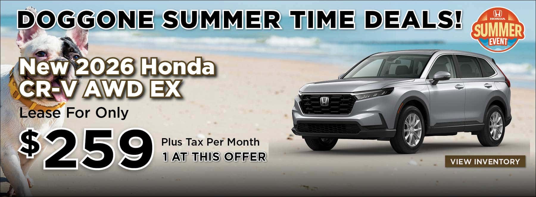 Dog Days of Summer CR-V Offer