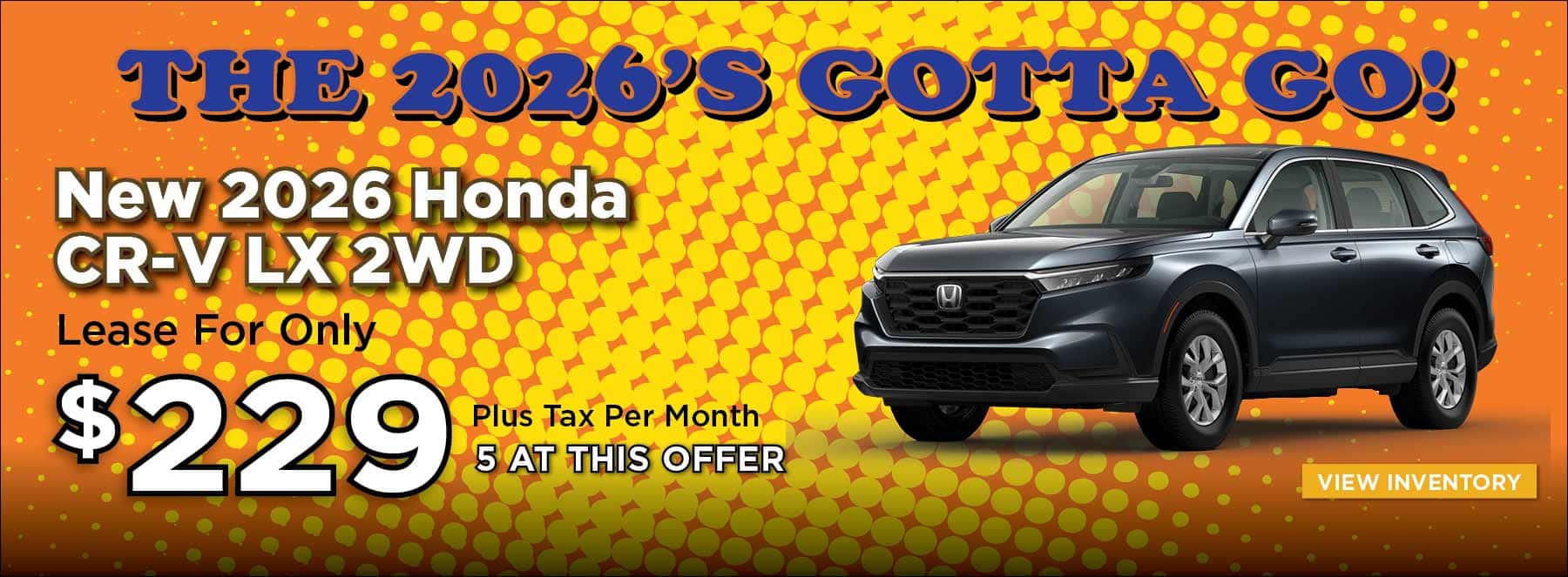 CR-V Offer