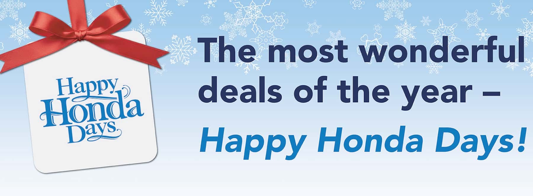 happy honda days rotating banner