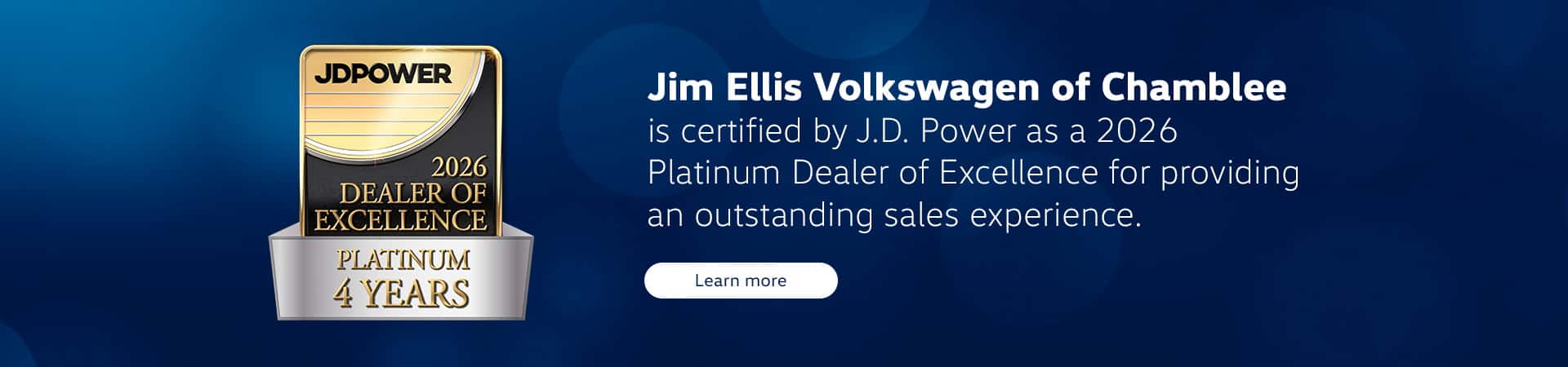 2026 Dealer of Excellence Award
