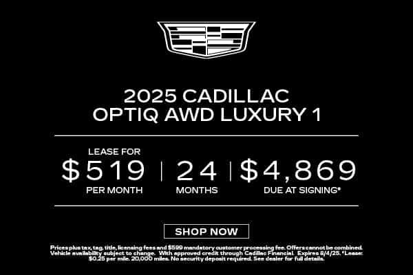 2025 CADILLAC OPTIQ AWD LUXURY 1