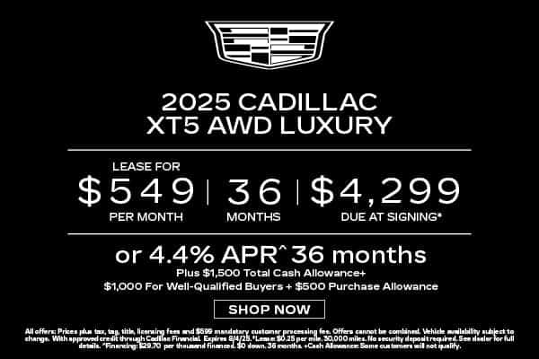 2025 CADILLAC XT5 AWD LUXURY