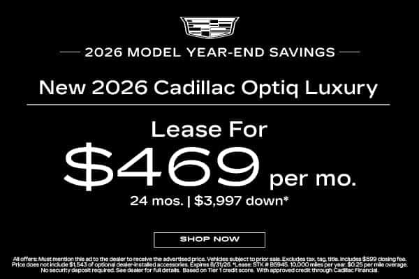 New 2026 Cadillac Optiq