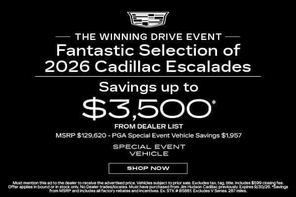 Fantastic Selection of 2026 Cadillac Escalades