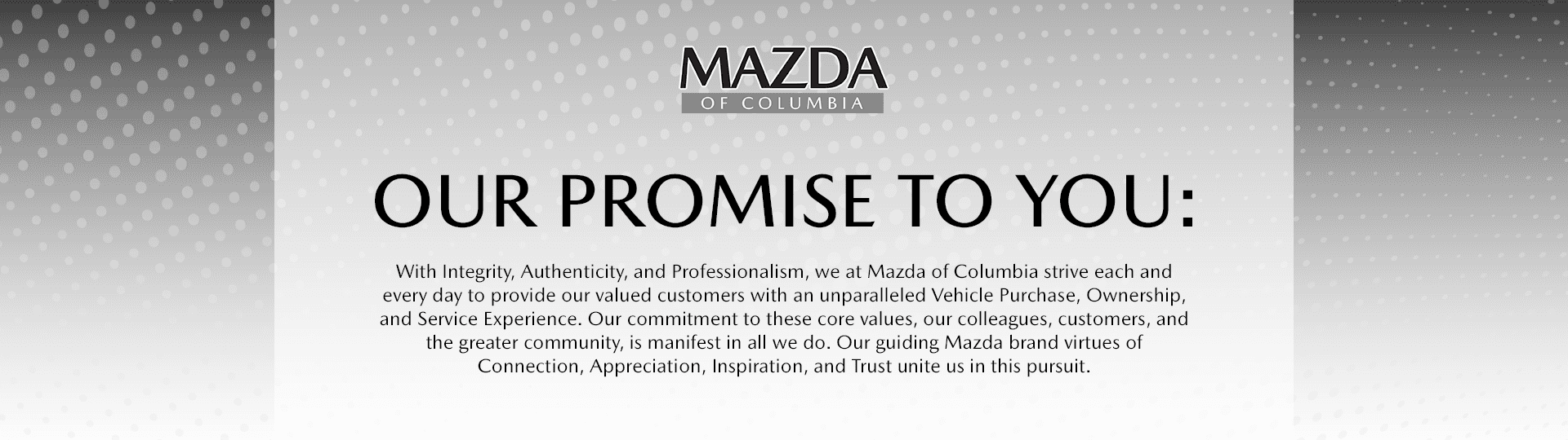 Our Promise to You:
