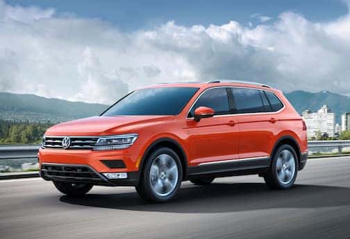 red 2018 Volkswagen Tiguan