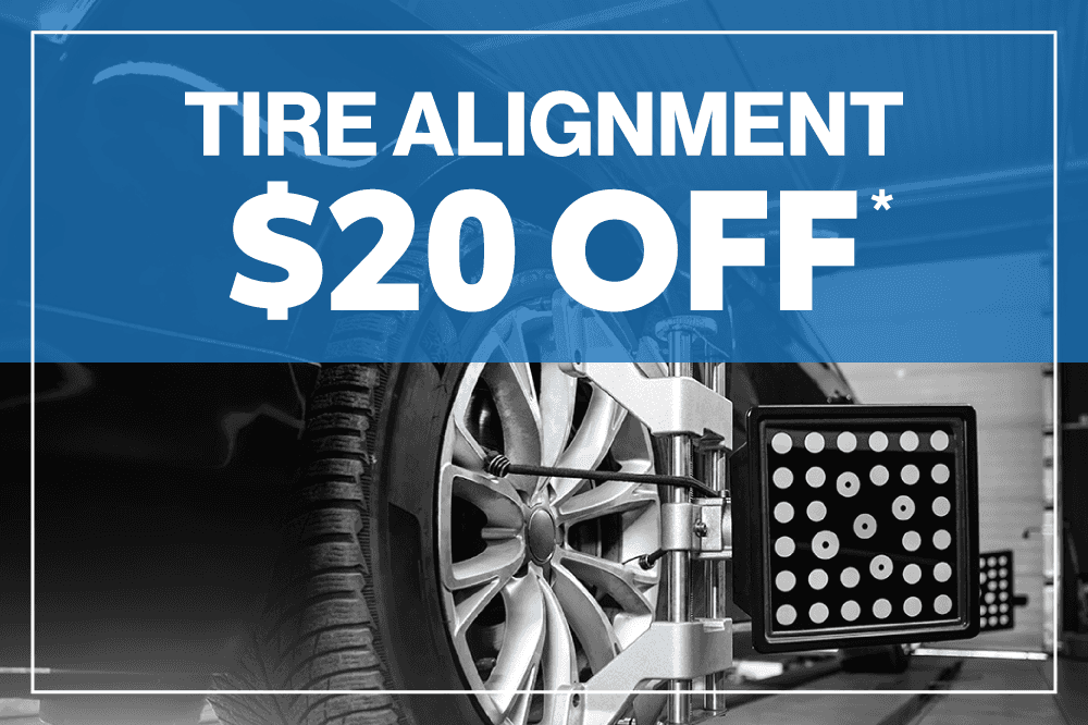 Tire Alignment $20 off