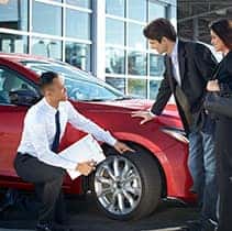Lancaster Mazda is a Mazda Dealership in Lancaster near Lancaster PA | Customers are shown new tires