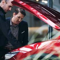 Lancaster Mazda is a Mazda Dealership in Lancaster near Lancaster PA | Customer is shown engine bay