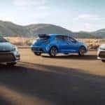 2020 Corolla Model Lineup on Display